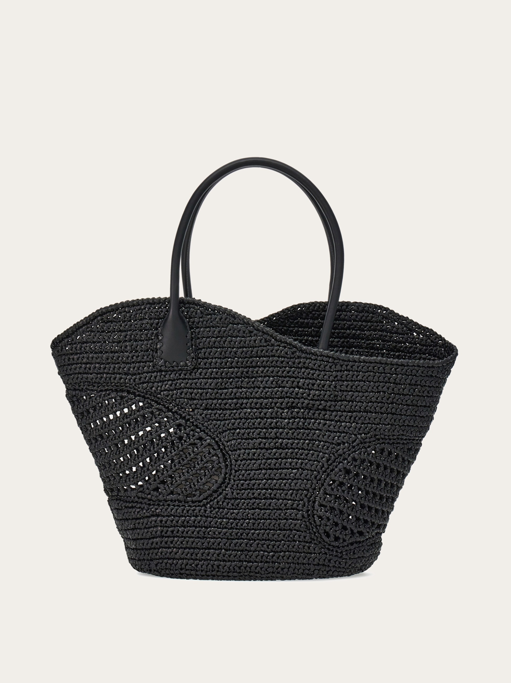 Tote bag with cut-out detailing (L) - 4