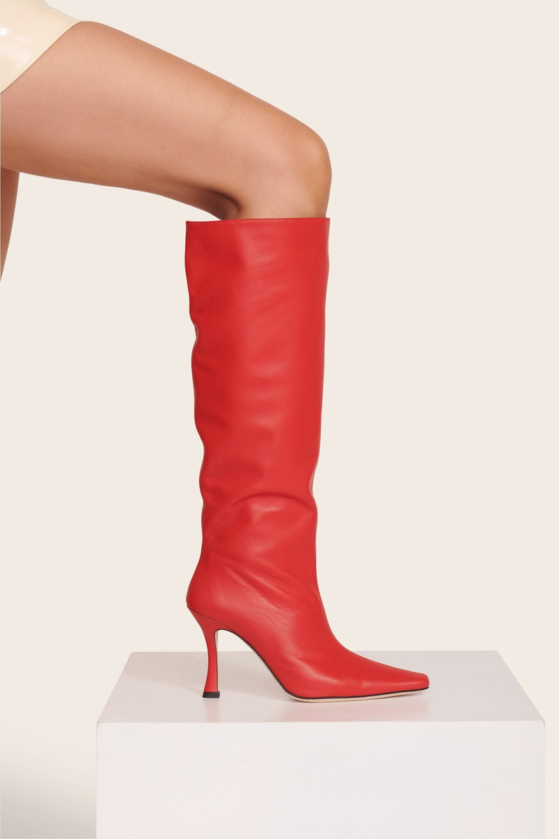 STAUD STAUD CAMI BOOT CHERRY outlook