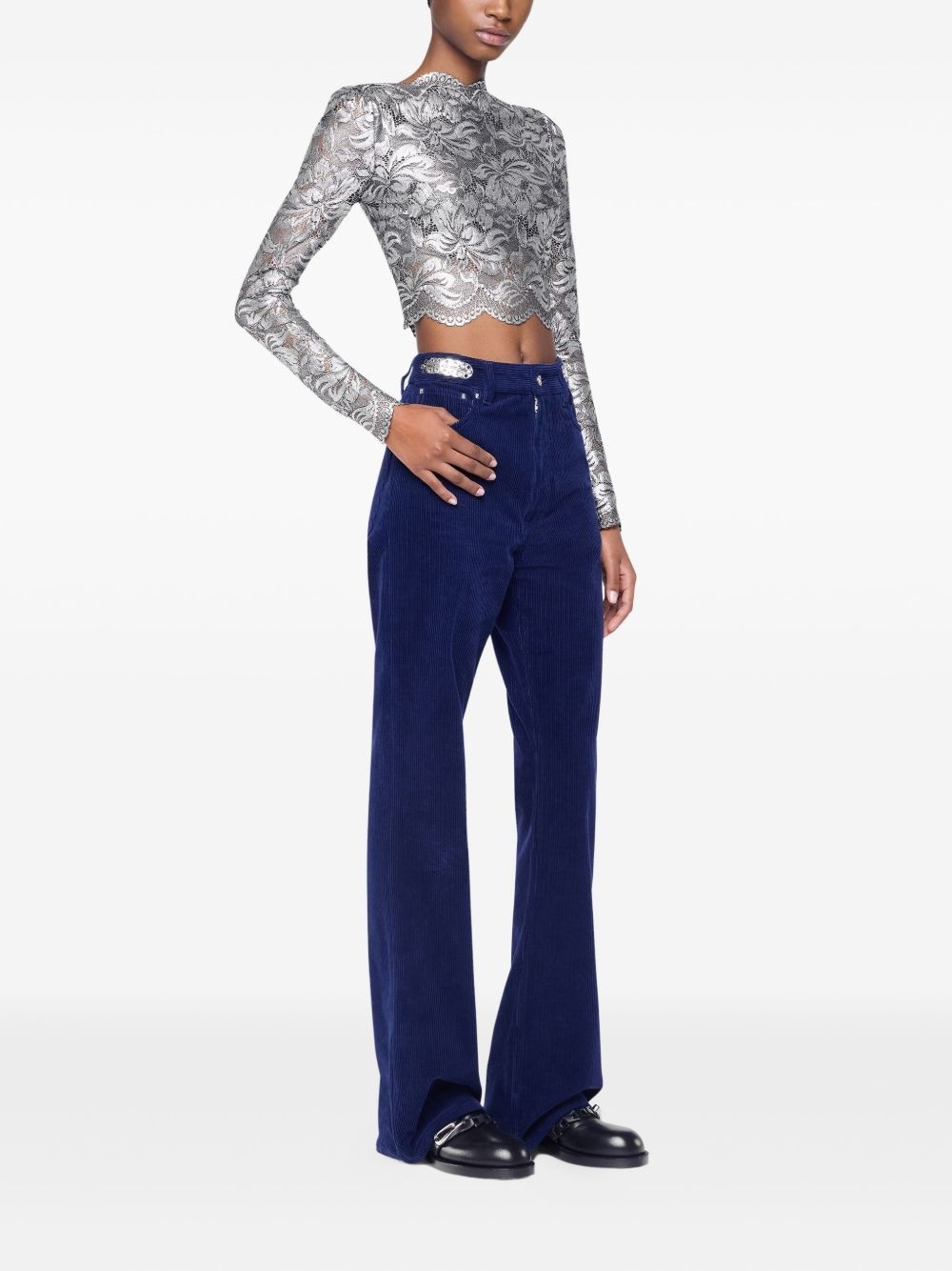 velvet trousers - 3
