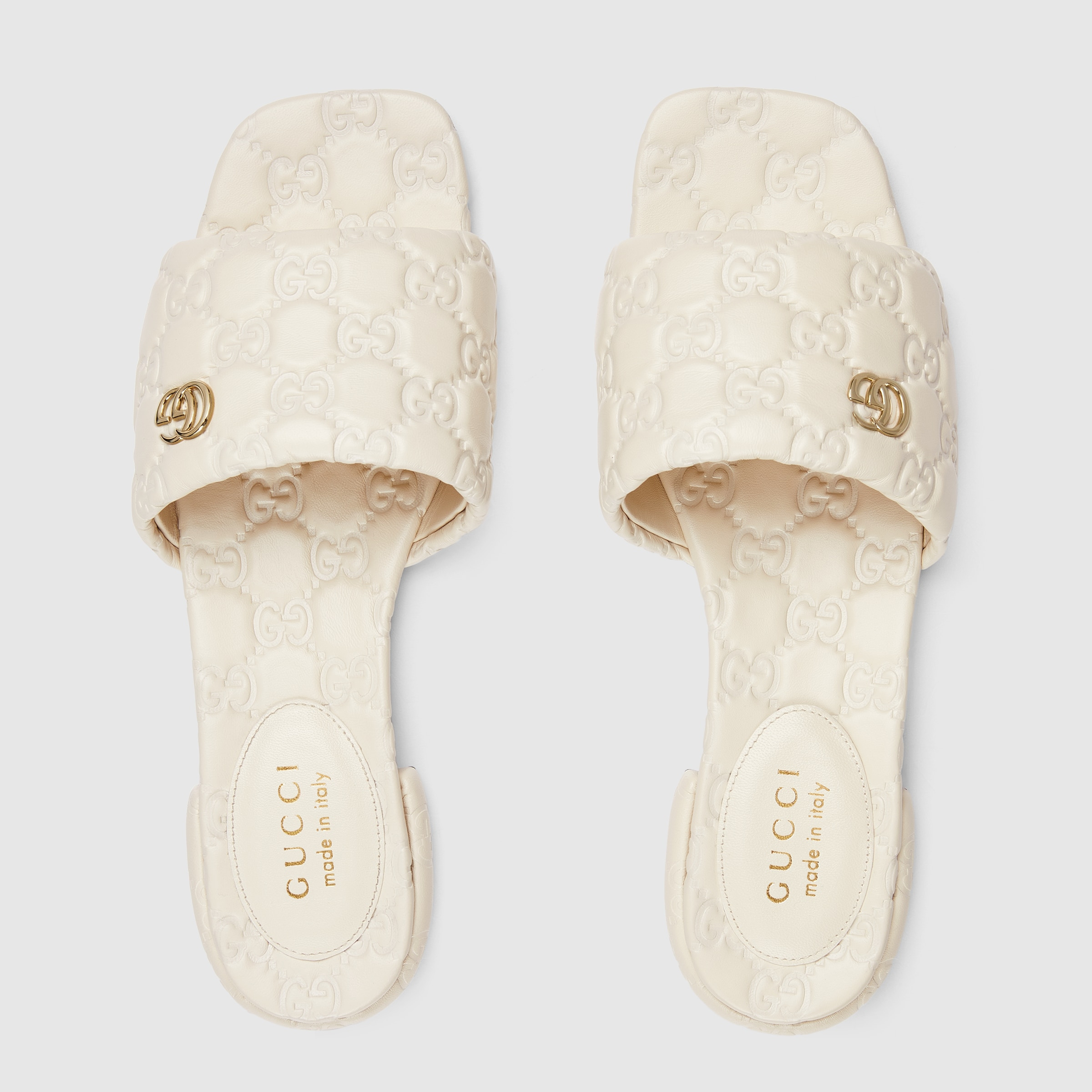 Women's slide sandal with Double G - 5