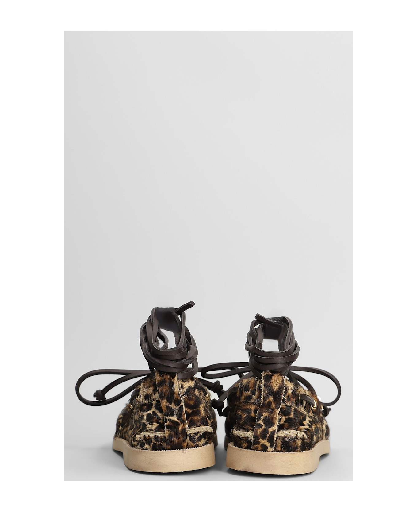 Boat Loafers In Animalier Pony Skin - 4