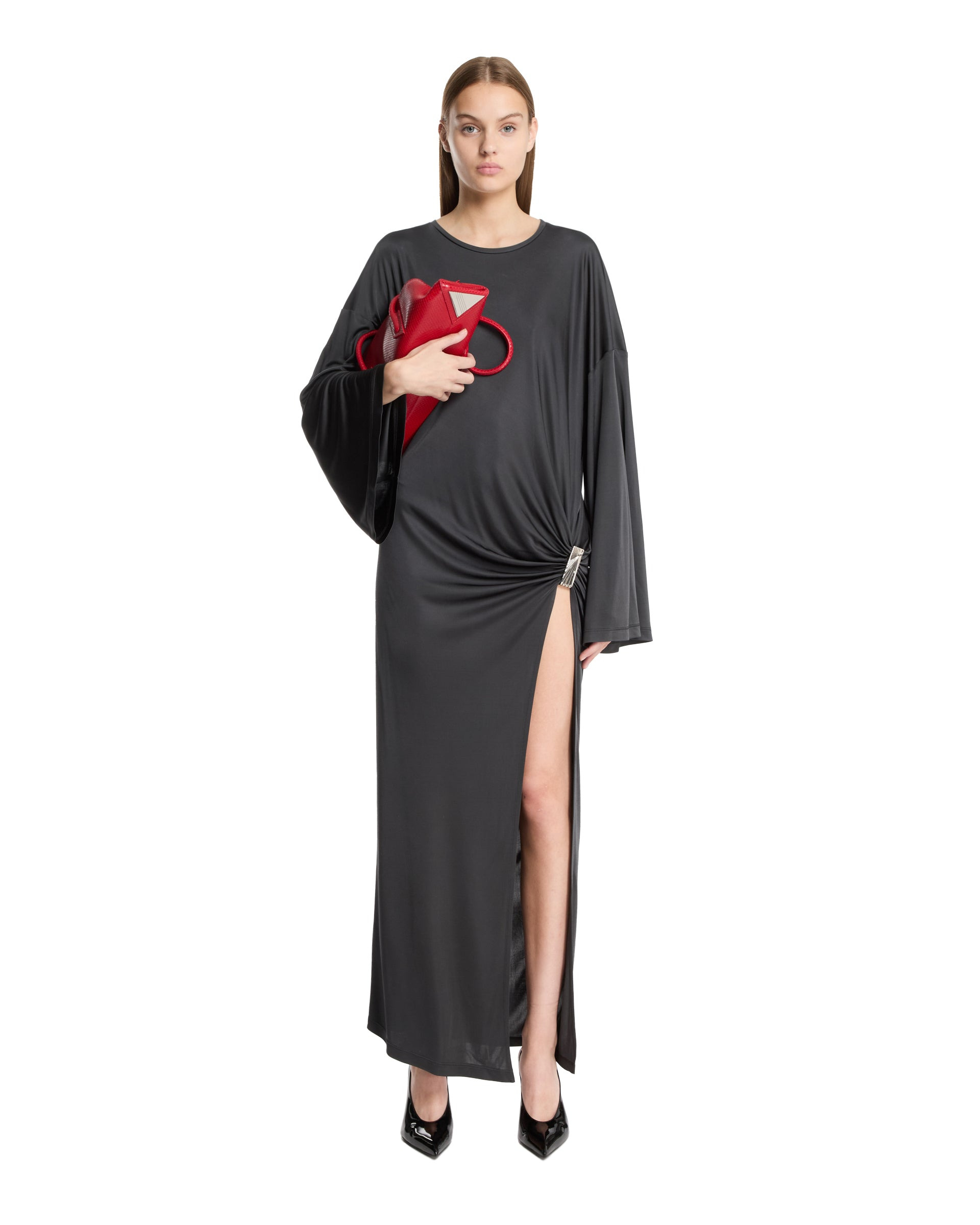 Gray Midi Dress - 2