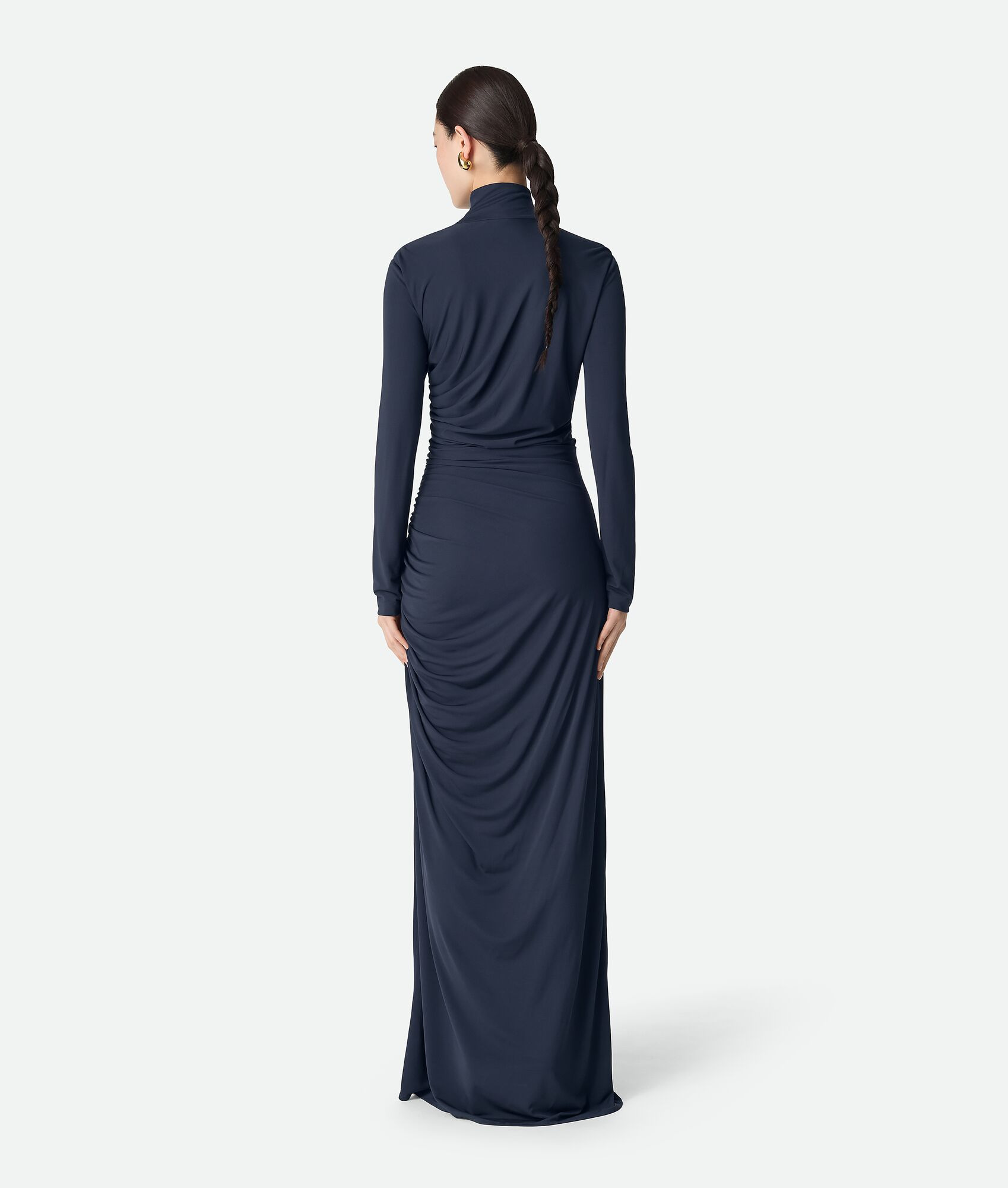 Crepe Viscose Jersey Dress - 3