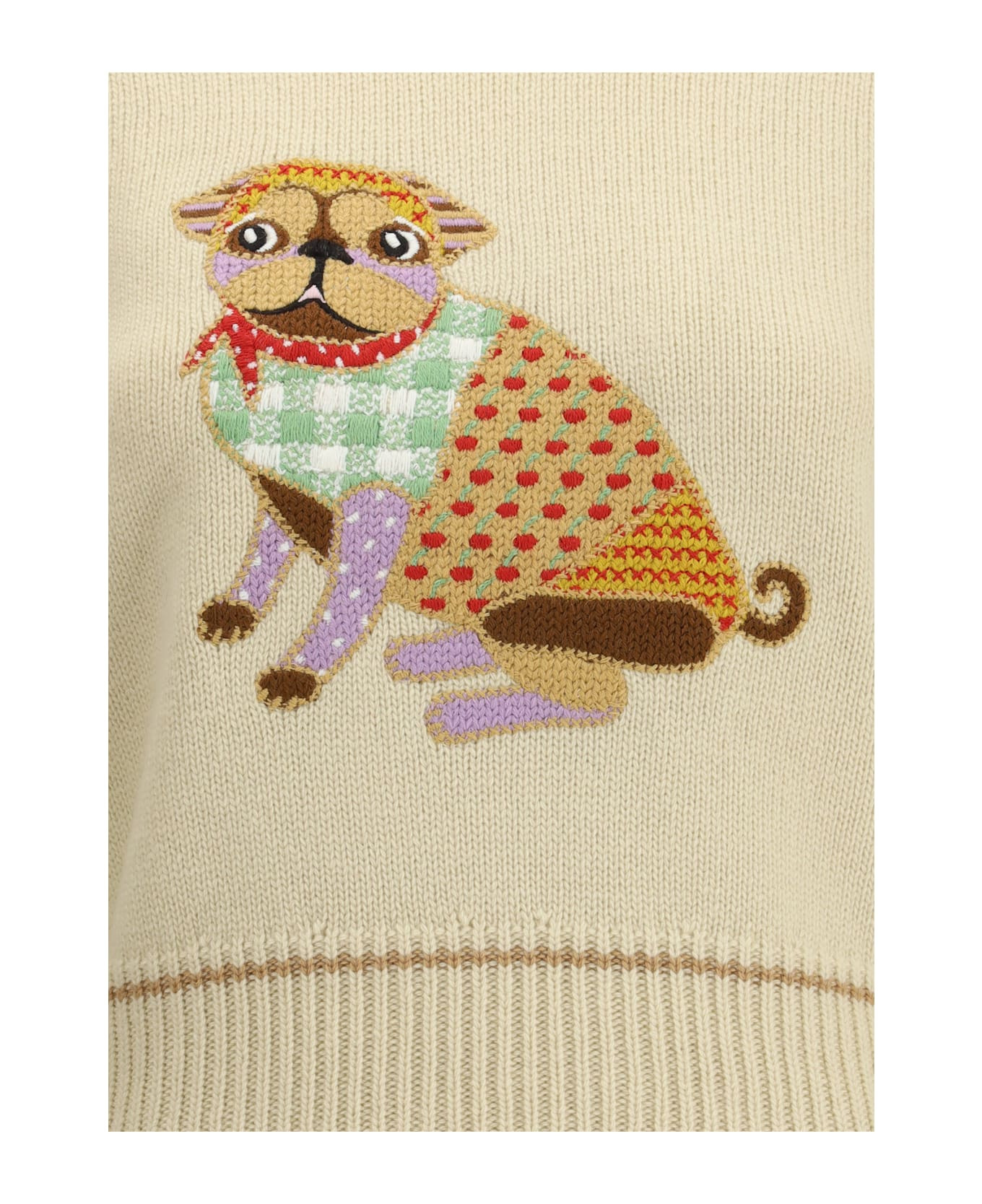 Le Chien De La Maison Embroidered Sweater - 3