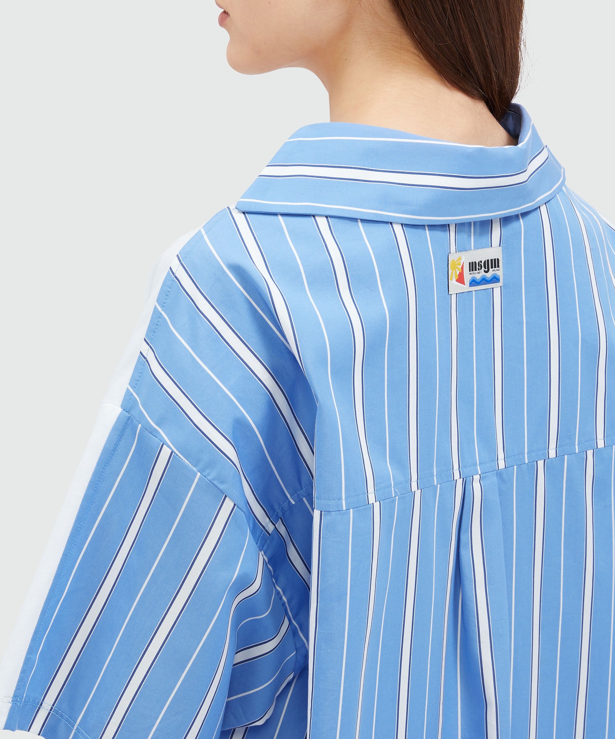 T-Shirt in mix of fabrics - 5