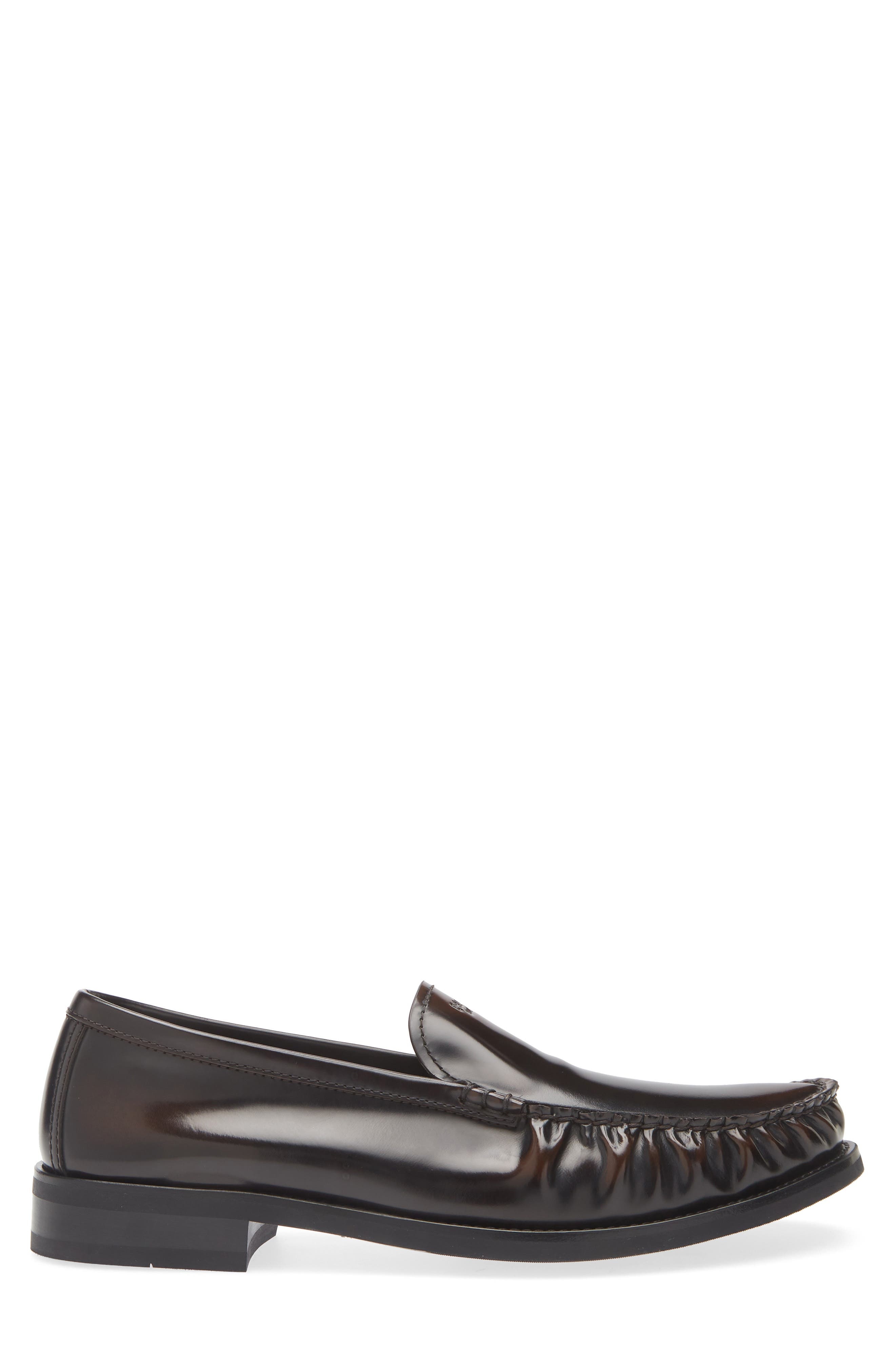 Prada Ruched Apron Toe Loafer in Bruciato at Nordstrom - 3