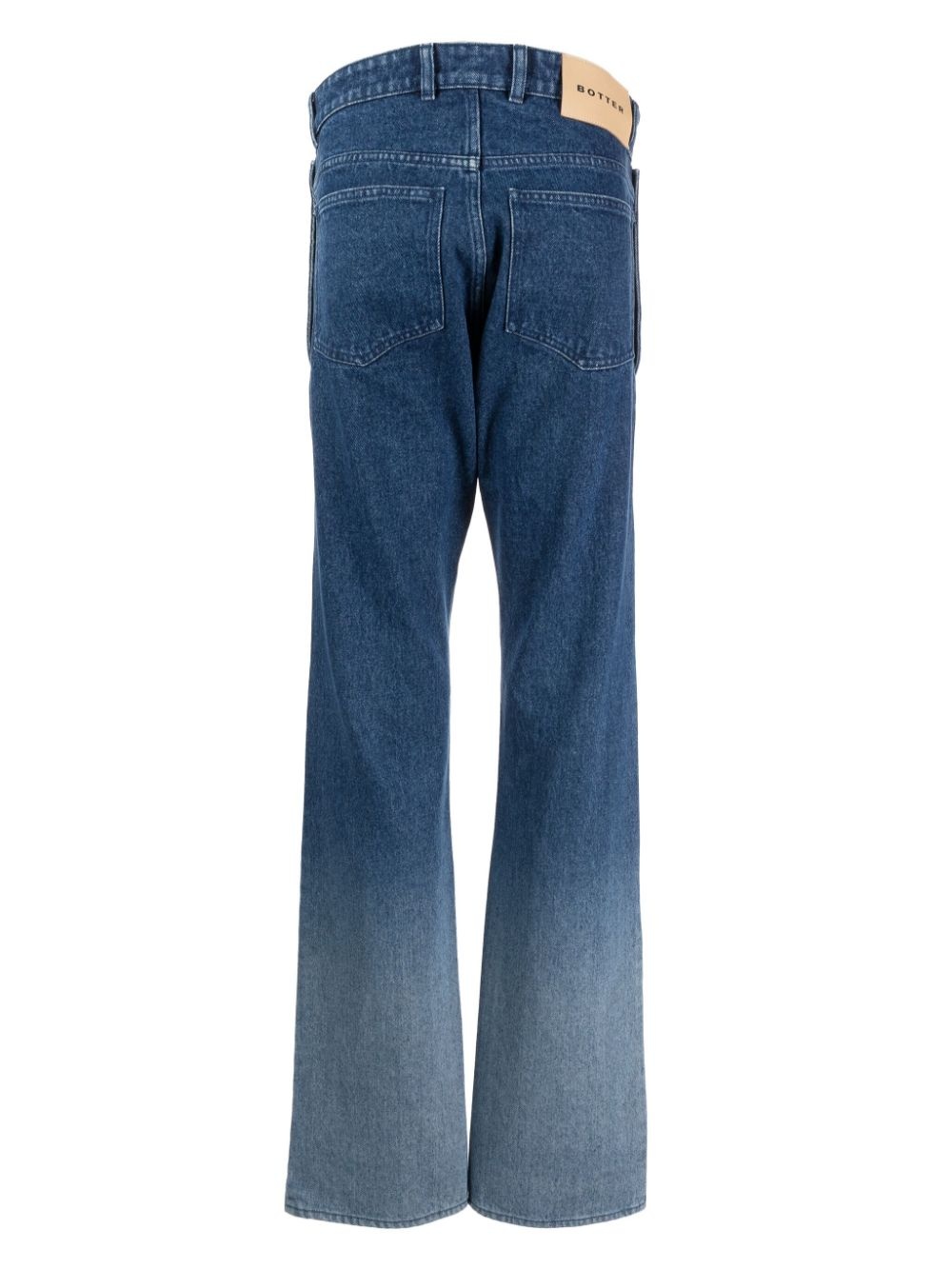 double-waistband straight-leg jeans - 2