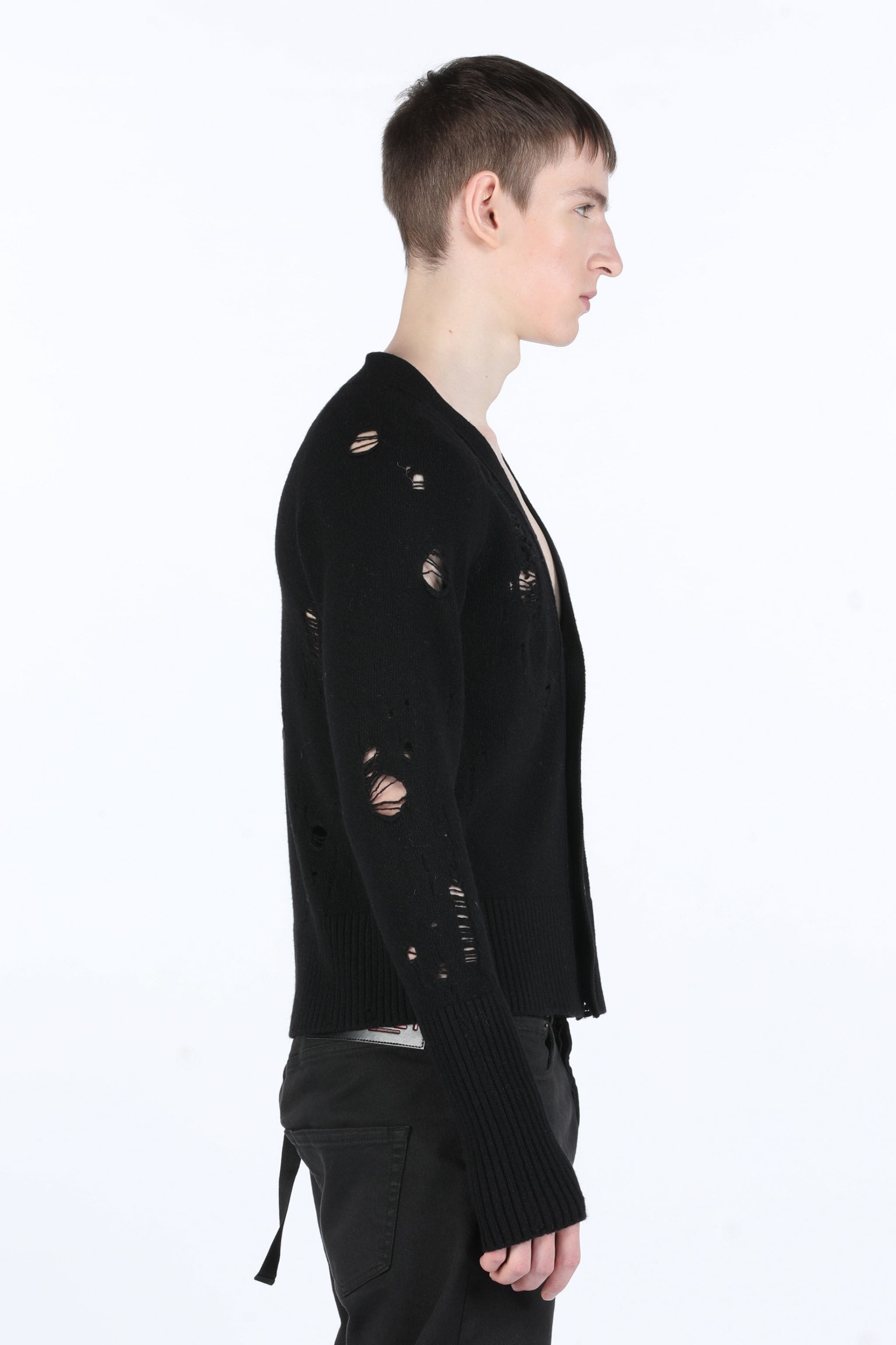 DISTRESSED CARDIGAN - 3