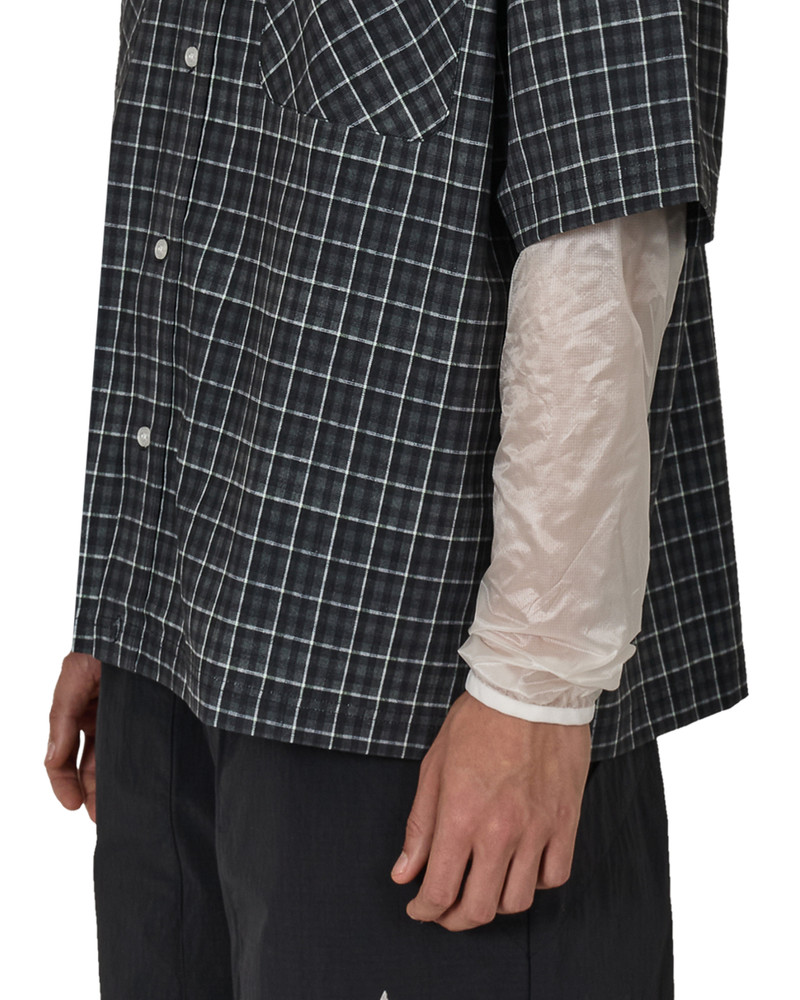 Aair Floweave Printed Check Short Sleeve Shirt 6