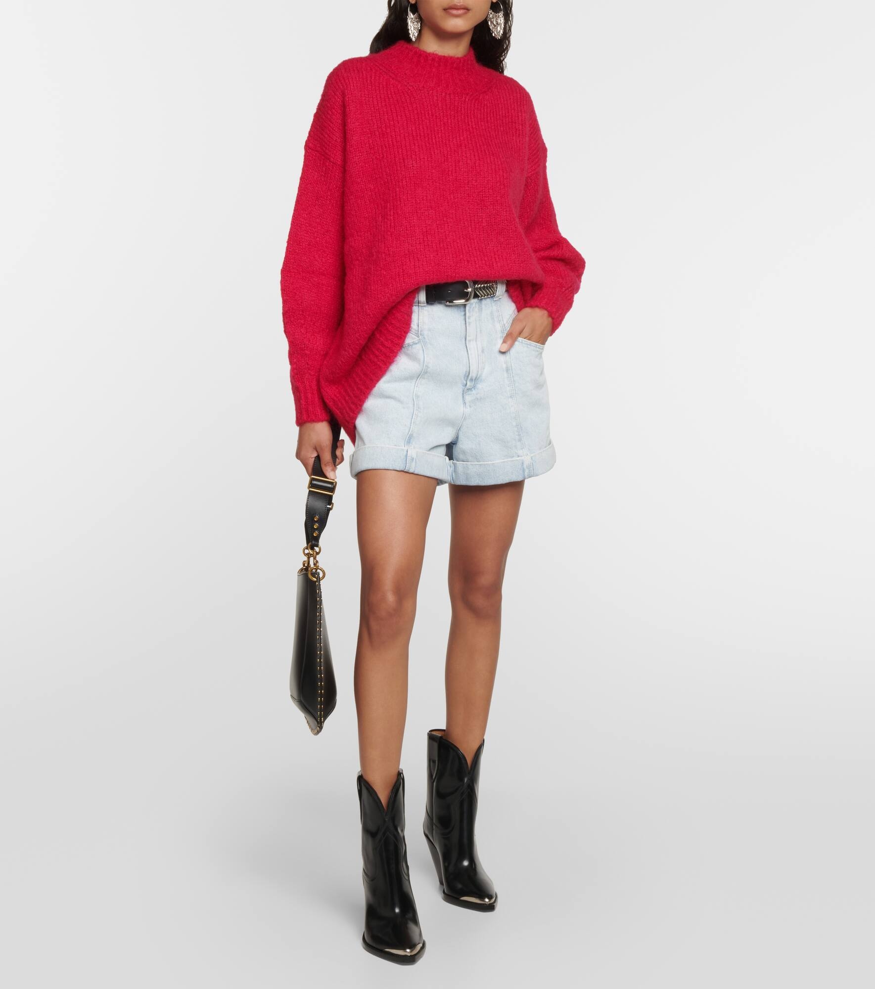 Idol mohair-blend mockneck sweater - 2