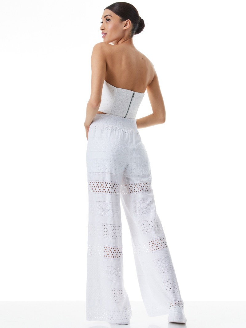 RUSSELL HIGH WAISTED EYELET PANT 3
