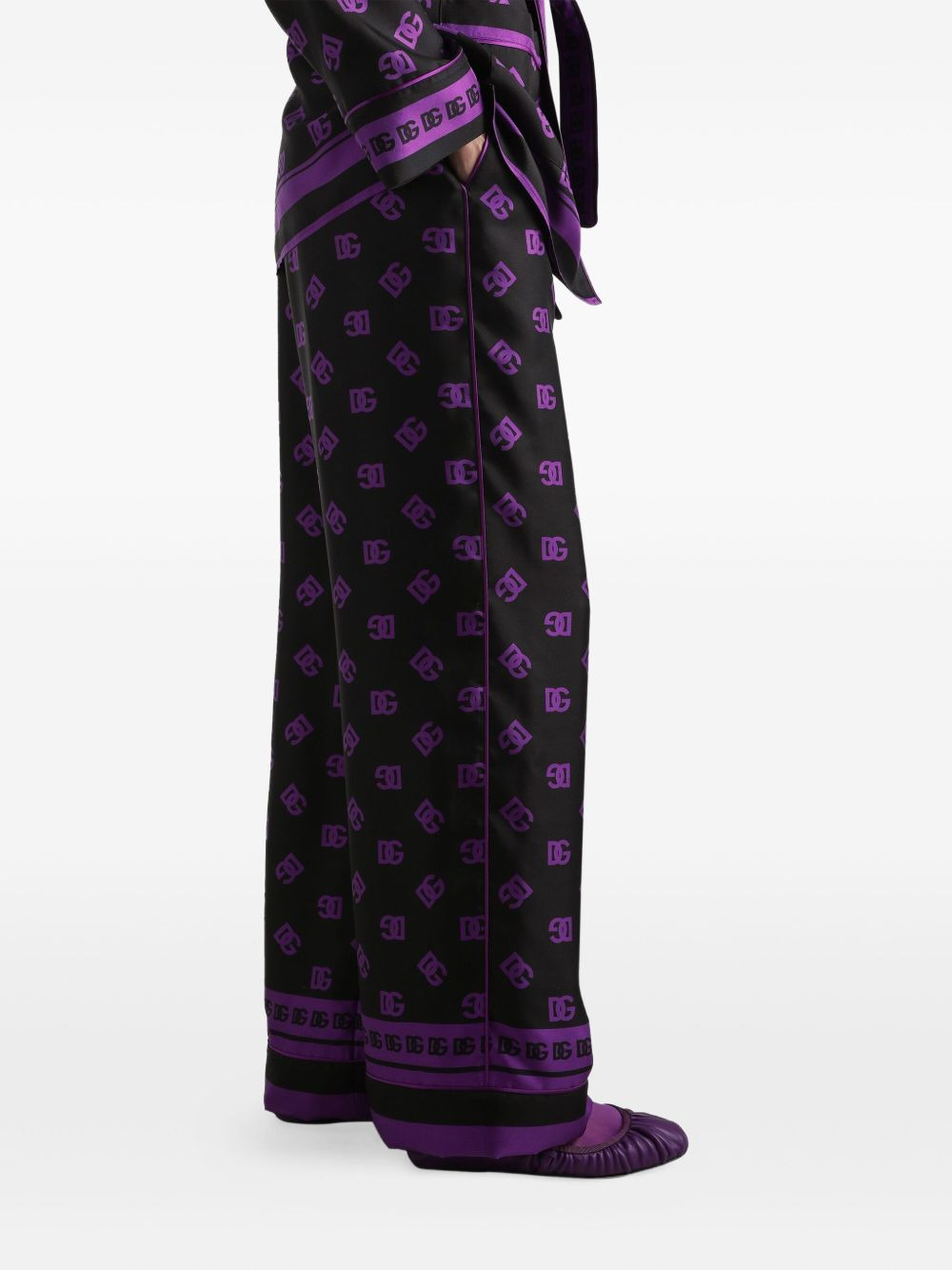 silk trousers - 4