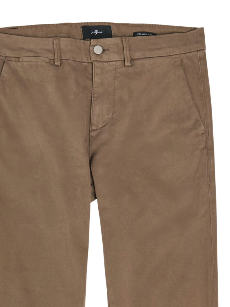 7 For All Mankind mid-waist slim trousers outlook