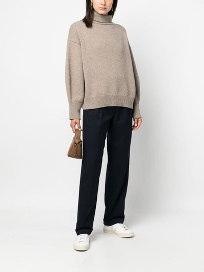 See by Chloé high-waisted straight-leg trousers outlook