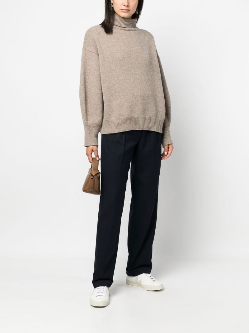 See by Chloé high-waisted straight-leg trousers outlook