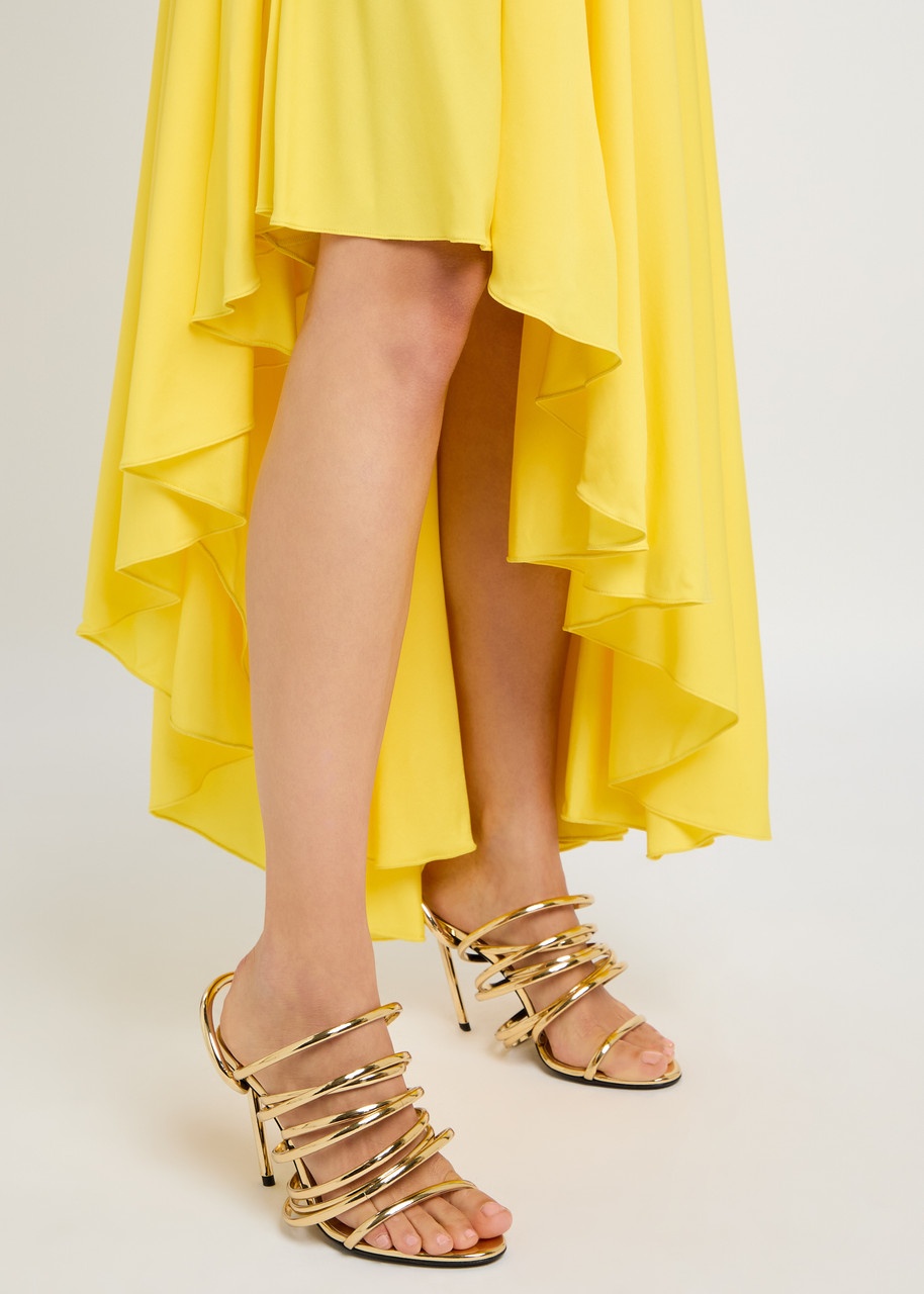 Alaïa Asymmetric Jersey Maxi Dress - 5