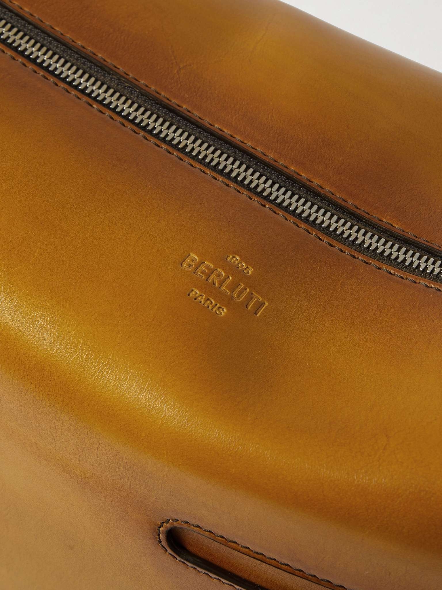 Venezia Leather Messenger Bag - 5