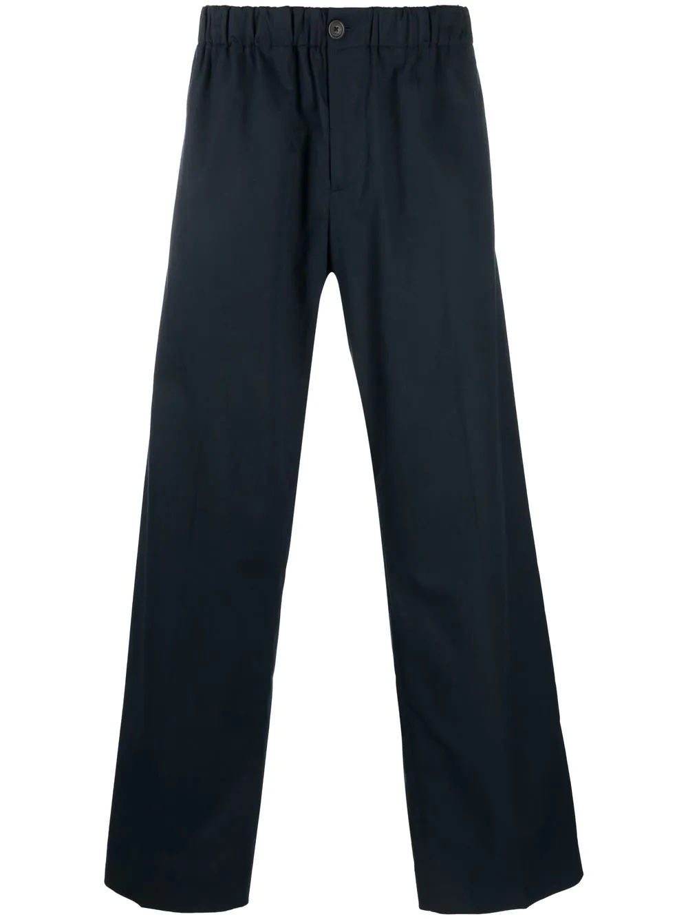 elasticated wide-leg trousers - 1