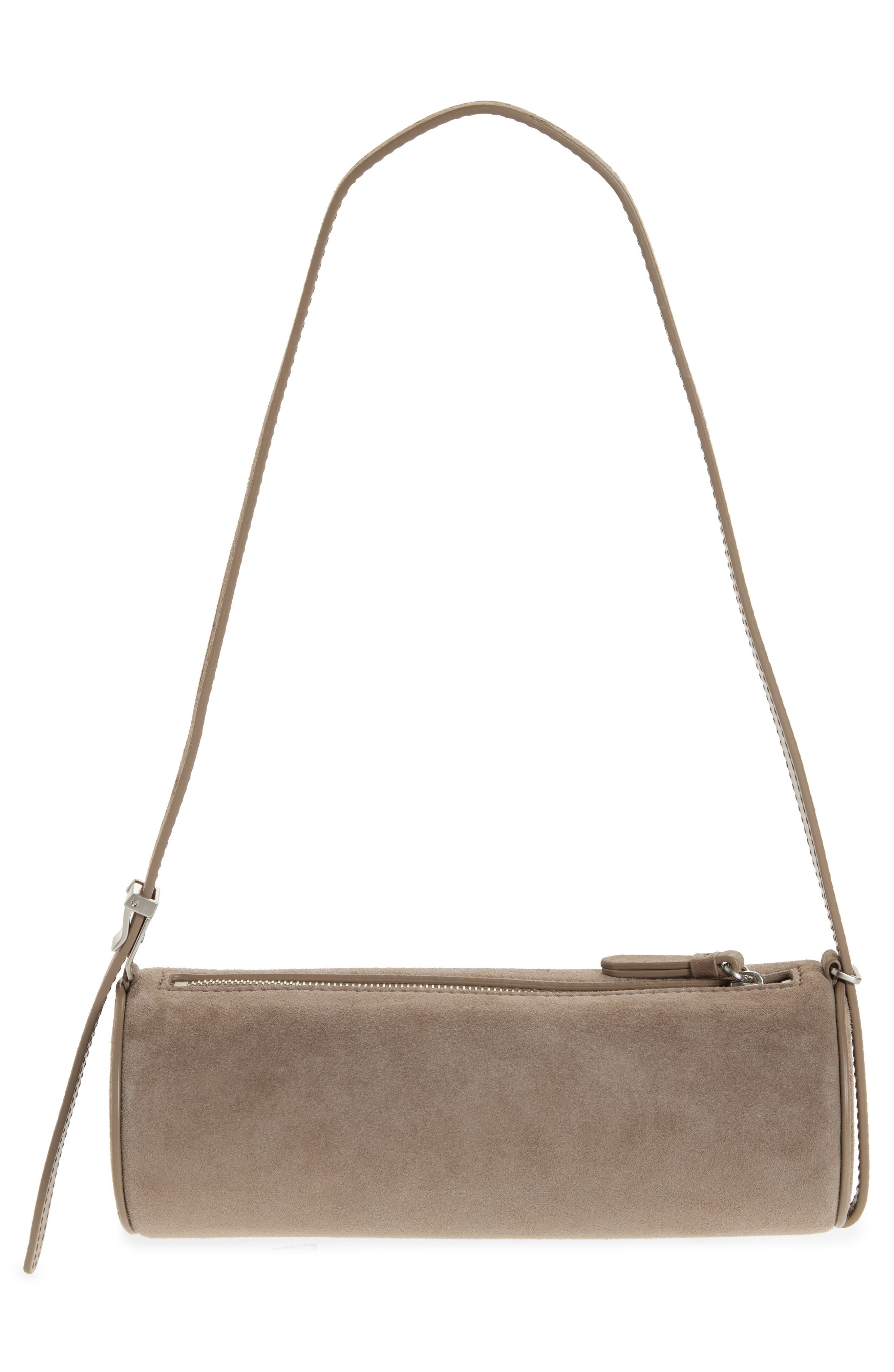 Proenza Schouler Mini Silo Leather Shoulder Bag in Taupe at Nordstrom - 4
