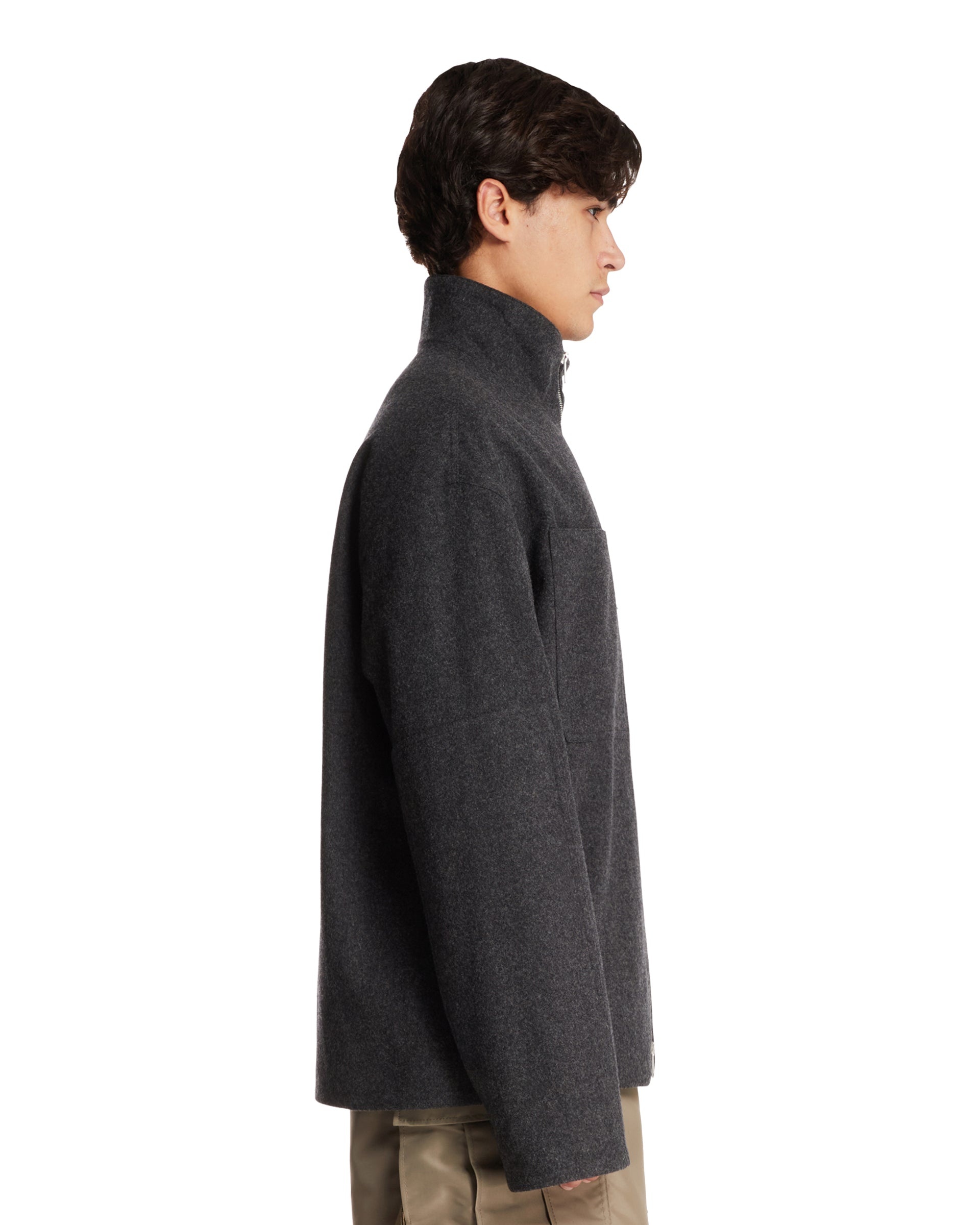 Gray Zip Jacket - 5