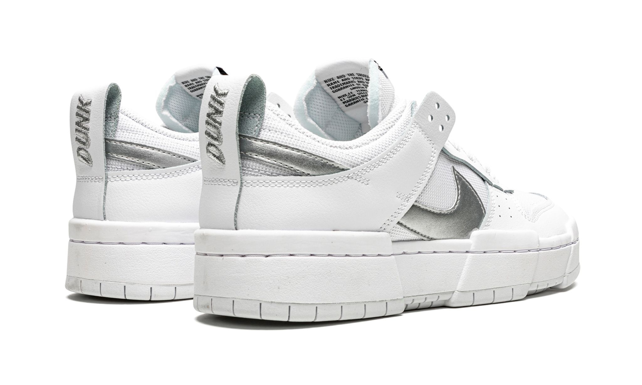 WMNS Dunk Low Disrupt "White Silver" - 3