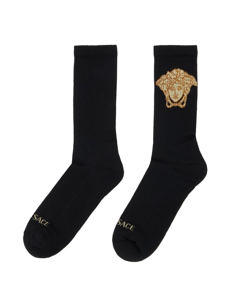 VERSACE Black Medusa Socks outlook