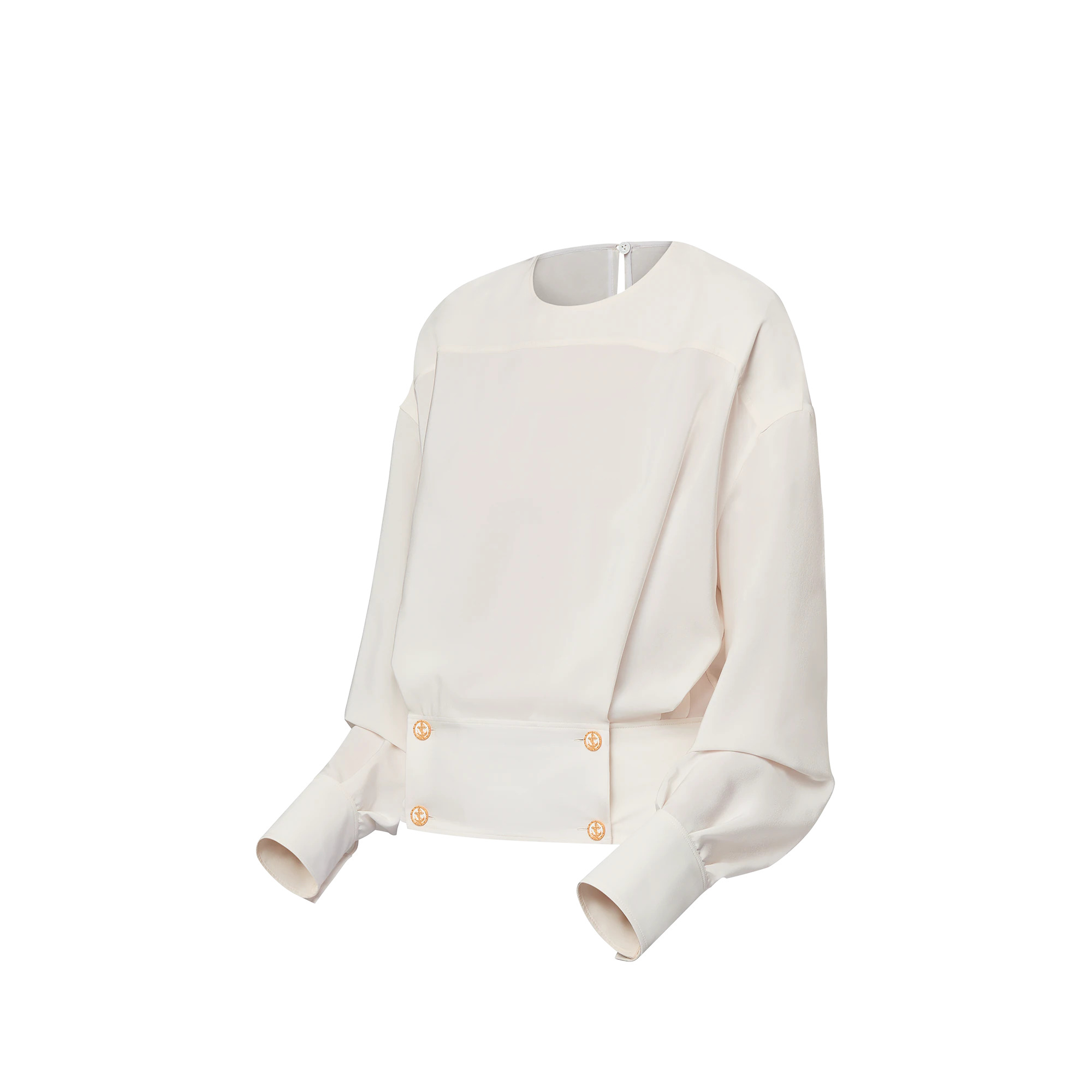 Nautical Silk Blouse - 2