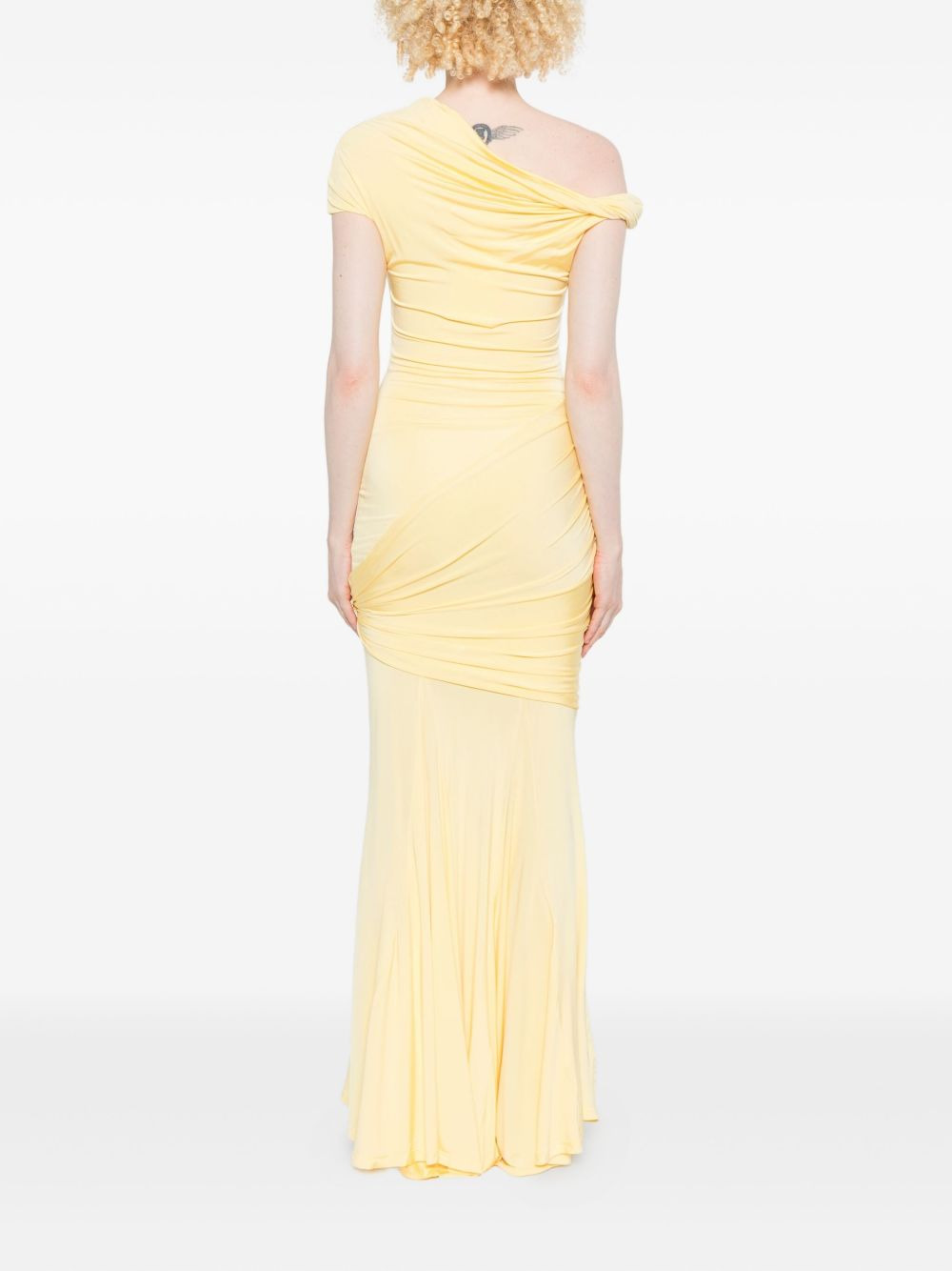 Pascal asymmetrical draped dress - 4