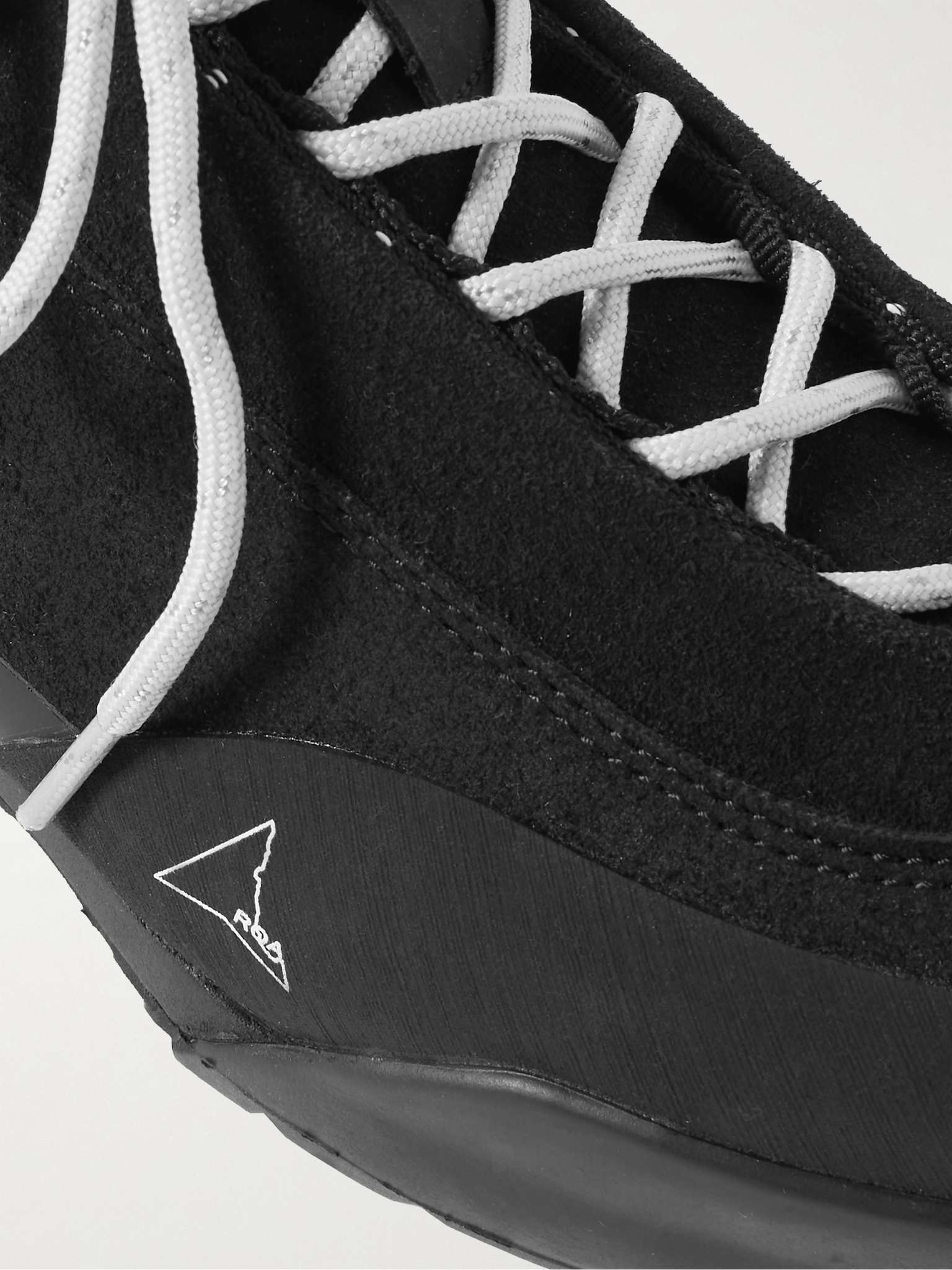 Cingino Rubber-Trimmed Microfibre Hiking Sneakers - 6