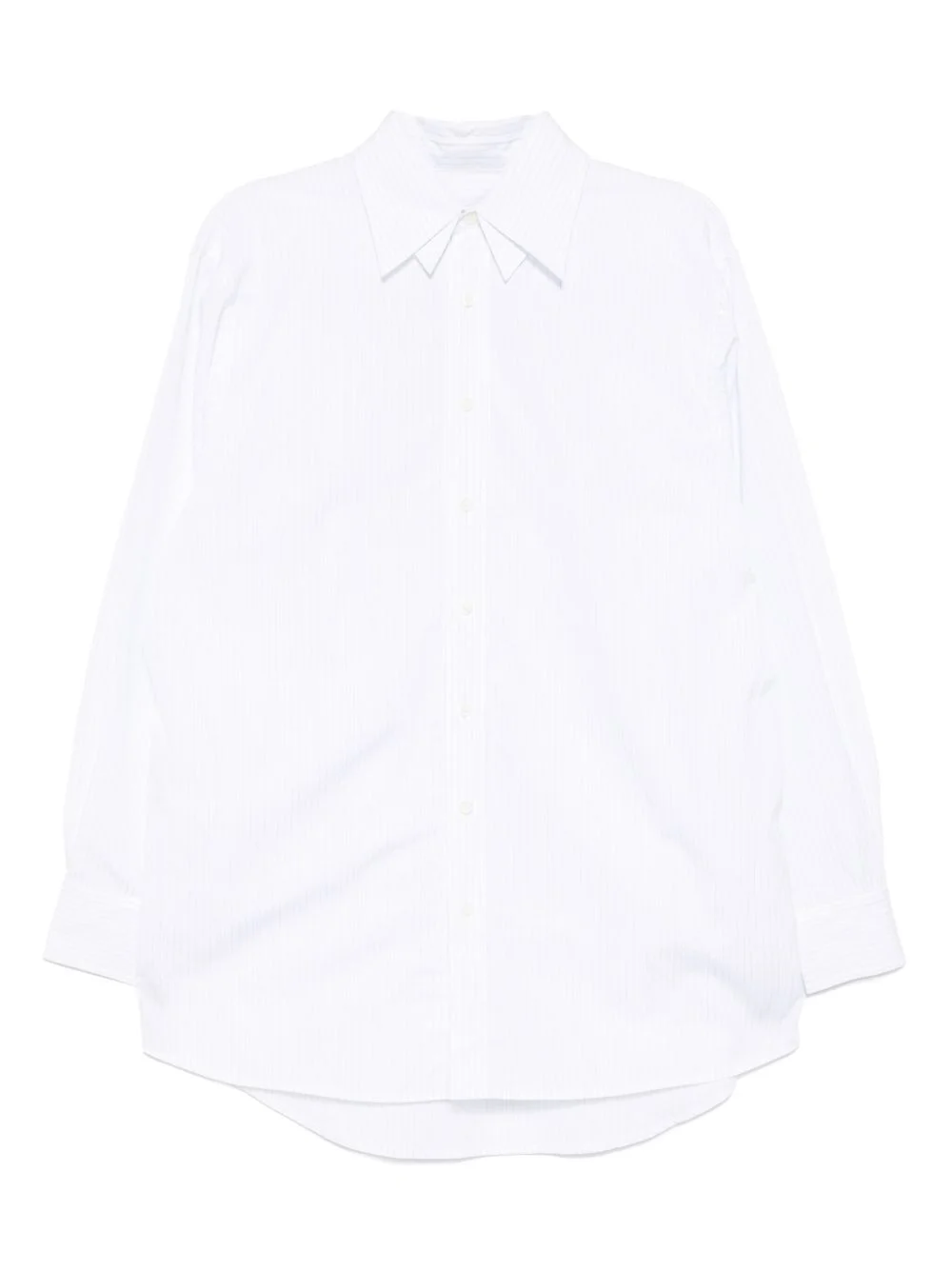 double-collar striped shirt - 1