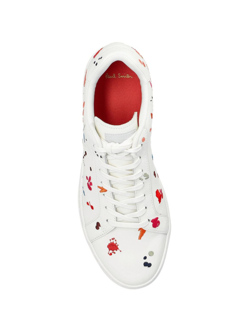 floral leather sneakers 4