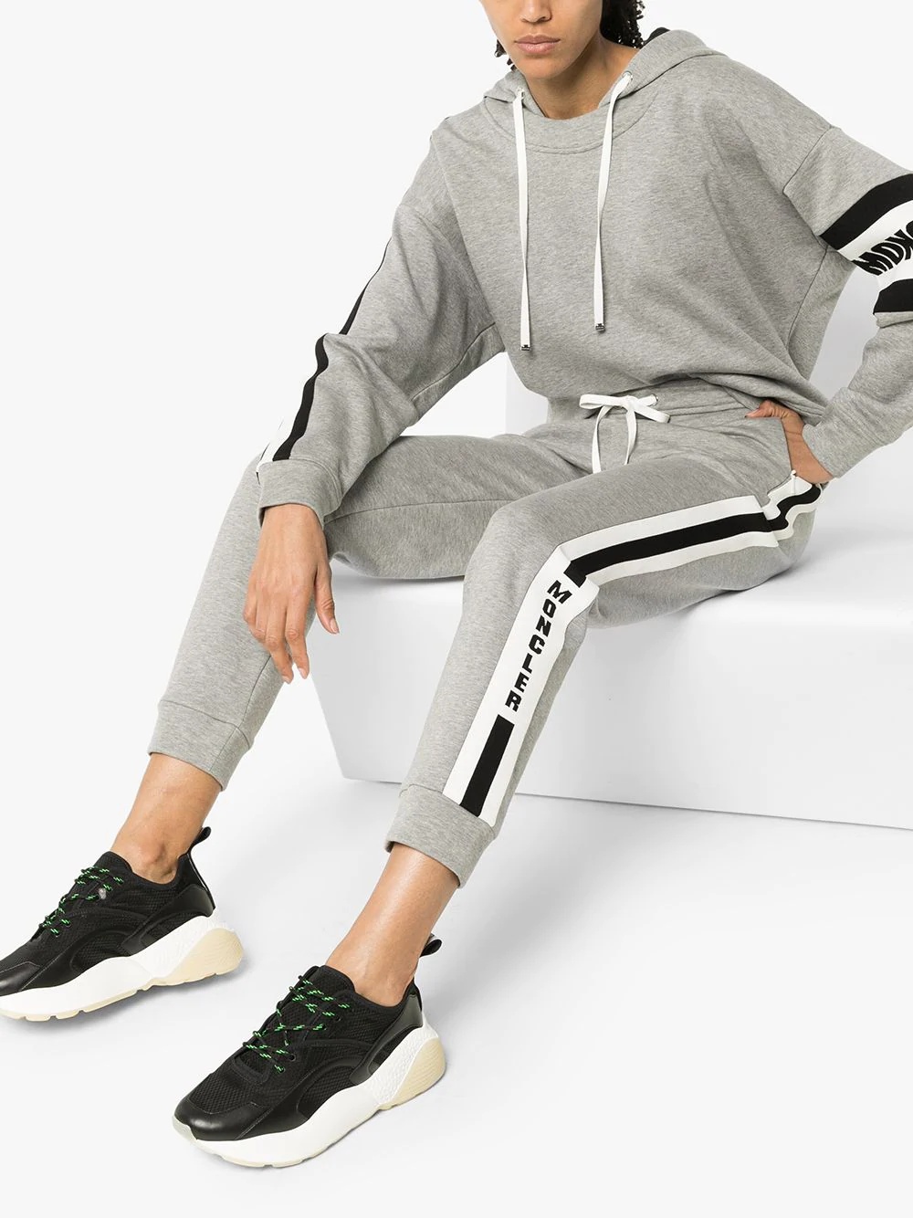 logo-stripe track pants - 2