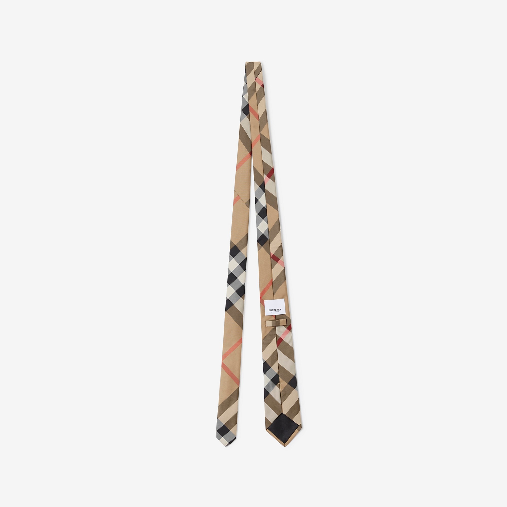 Classic Cut Check Silk Tie - 3