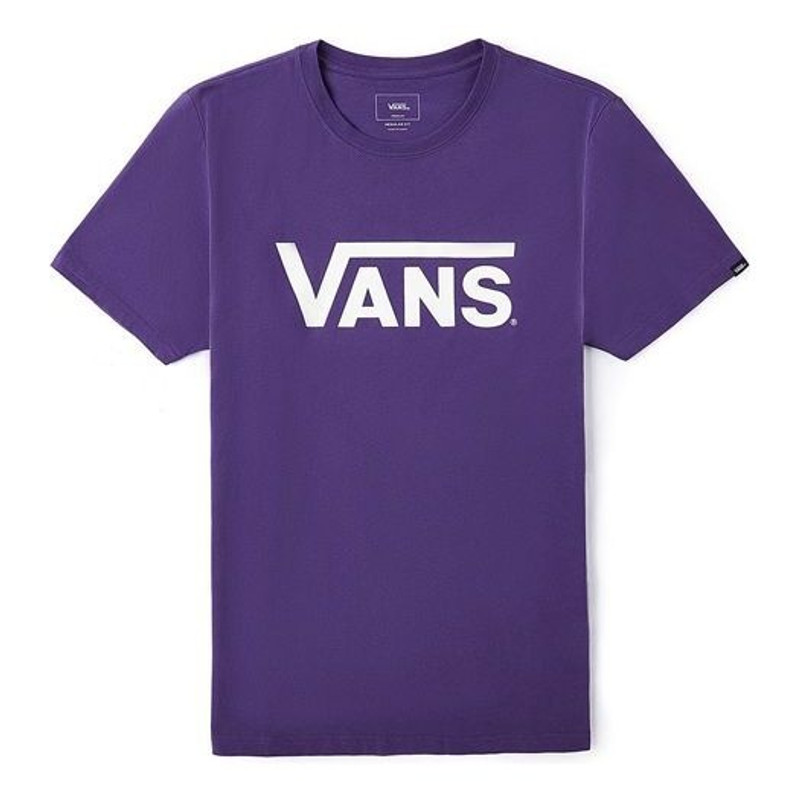 Vans Basic Logo Short Sleeve TEE Men Purple VN0A4MM6Y0X - 1