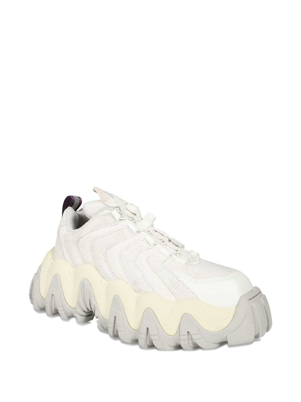 square-toe chunky sneakers - 2