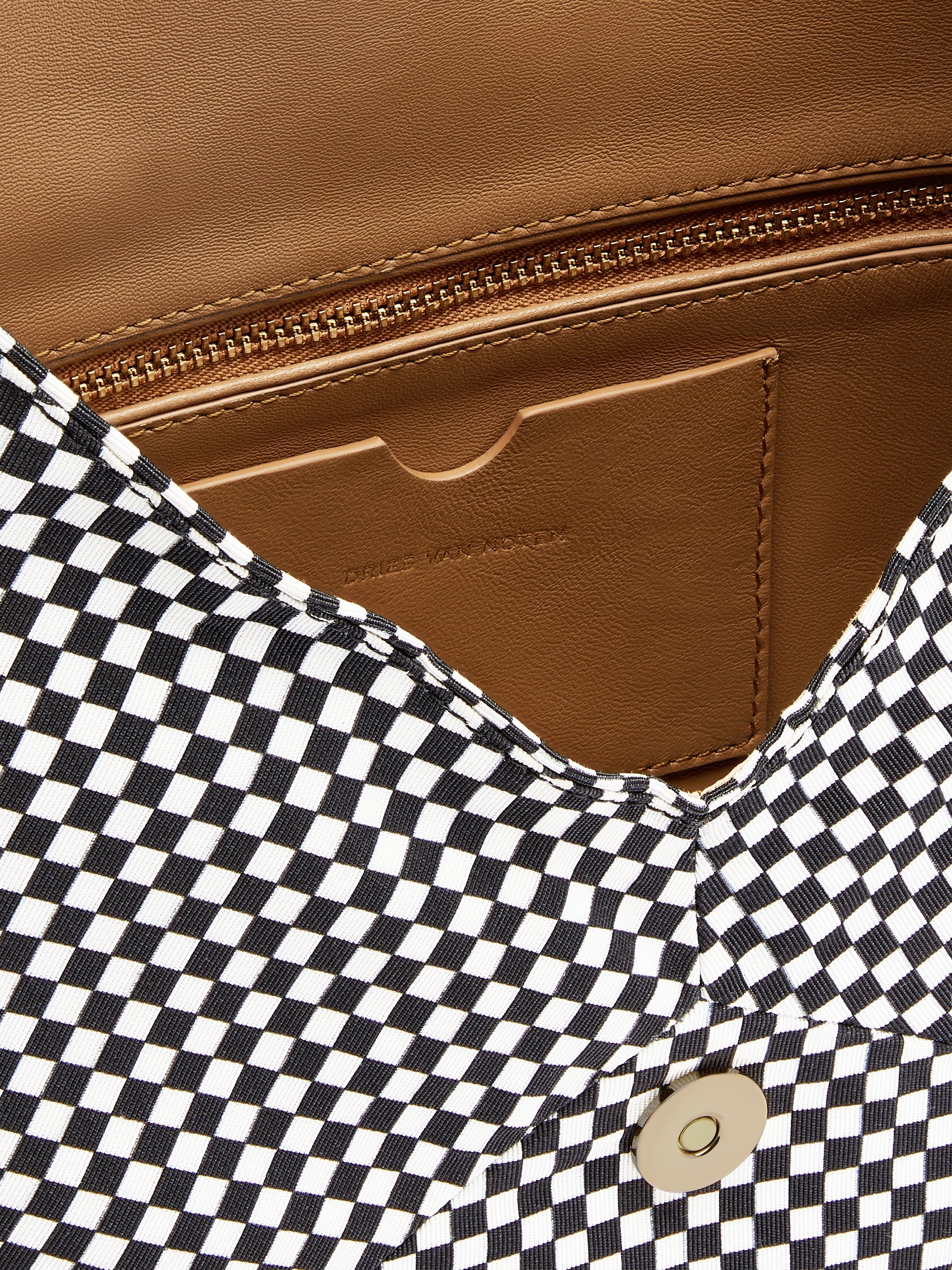 CHECKERED HANDBAG - 5