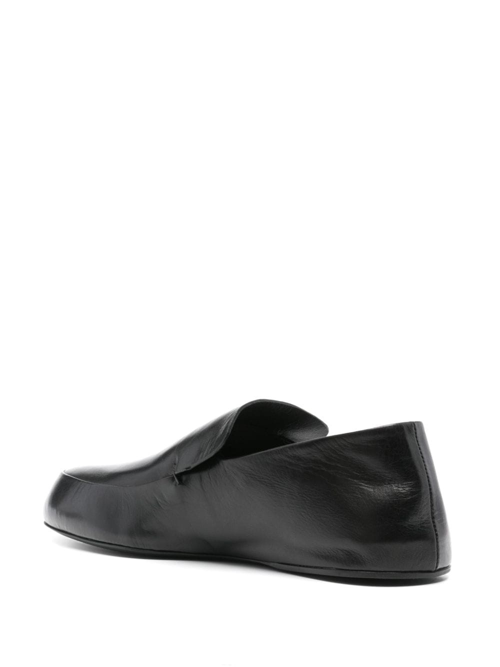 slip-on leather loafers - 3