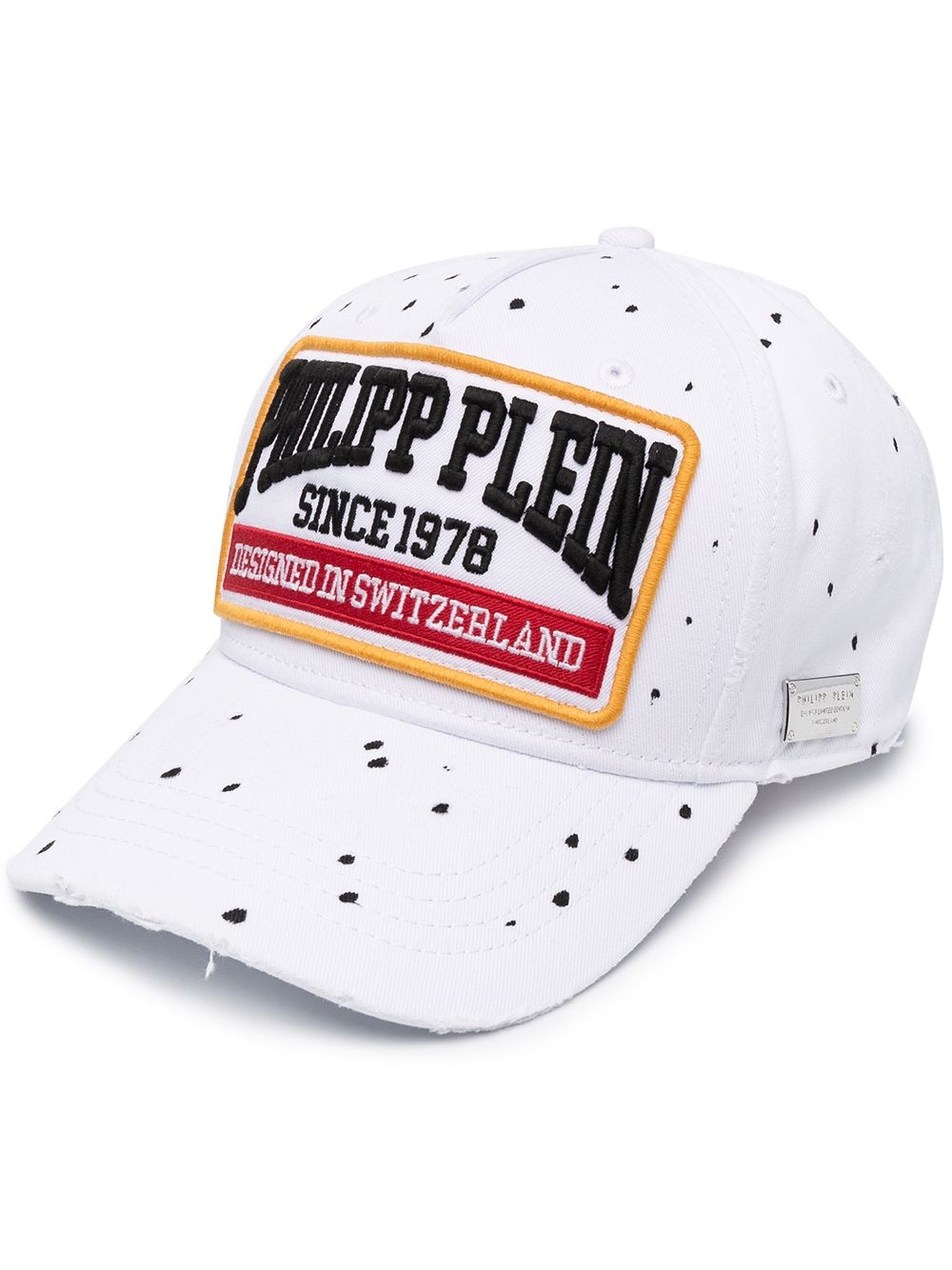 paint splatter logo baseball cap - 1