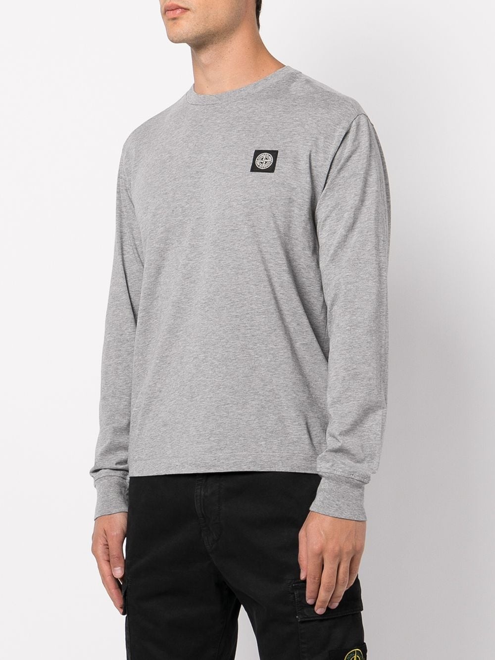 Compass patch long-sleeve T-shirt - 3