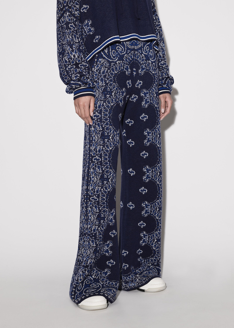 AMIRI BANDANA KNIT SWEATPANT outlook