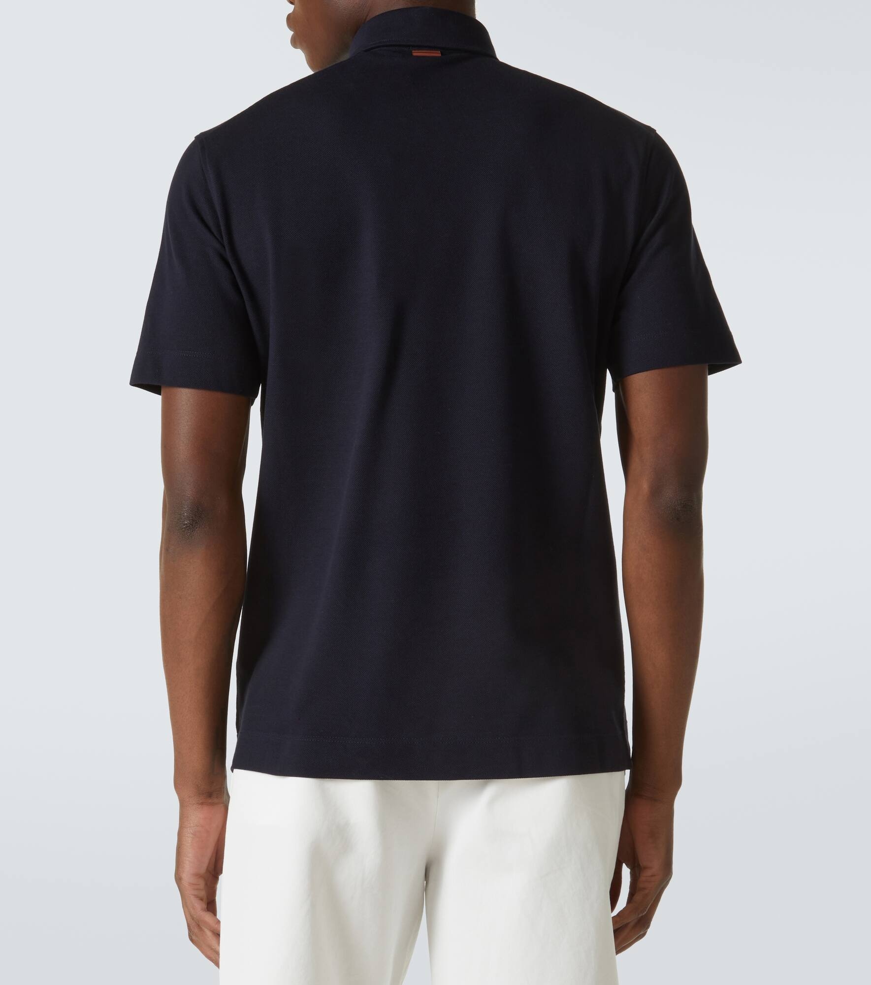 Logo cotton polo shirt - 4