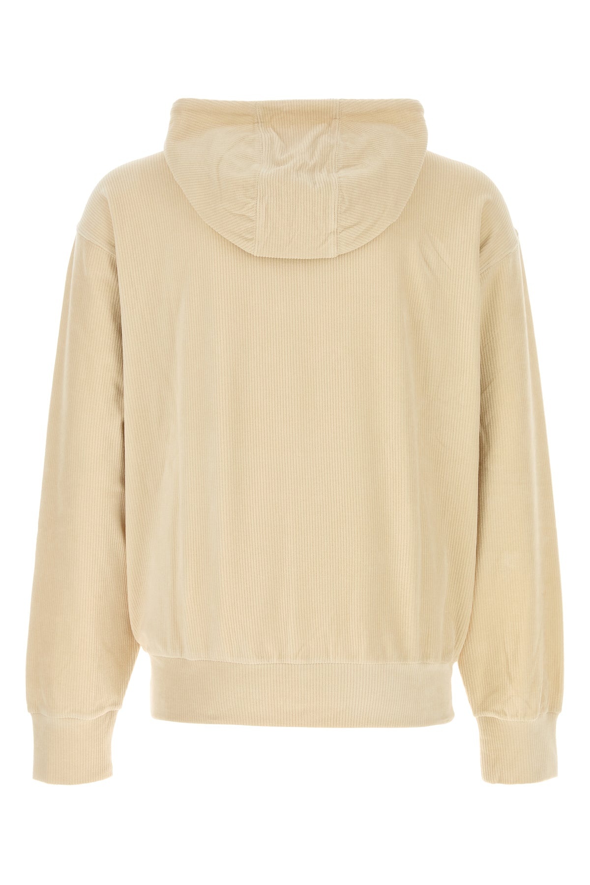 Cream stretch corduroy sweatshirt - 2
