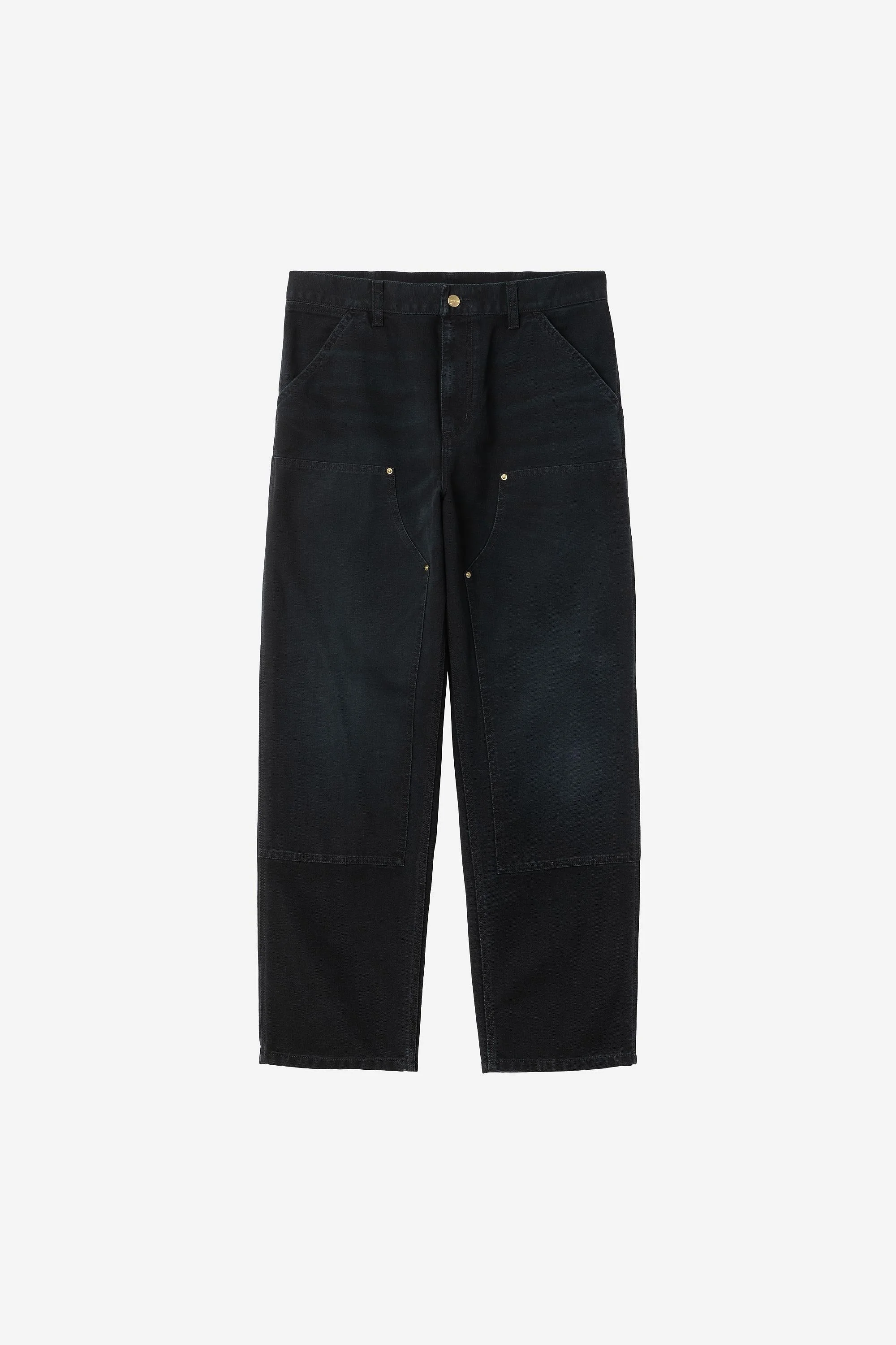 Double Knee Pant - Stone Canvas - 1
