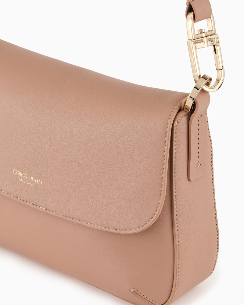 Small la Prima soft baguette bag in nappa leather 6