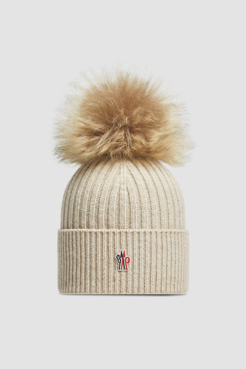 Cashmere Beanie With Pom Pom 1