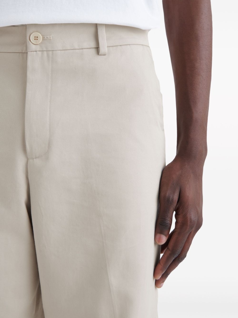 Serif relaxed-fit cotton trousers - 6