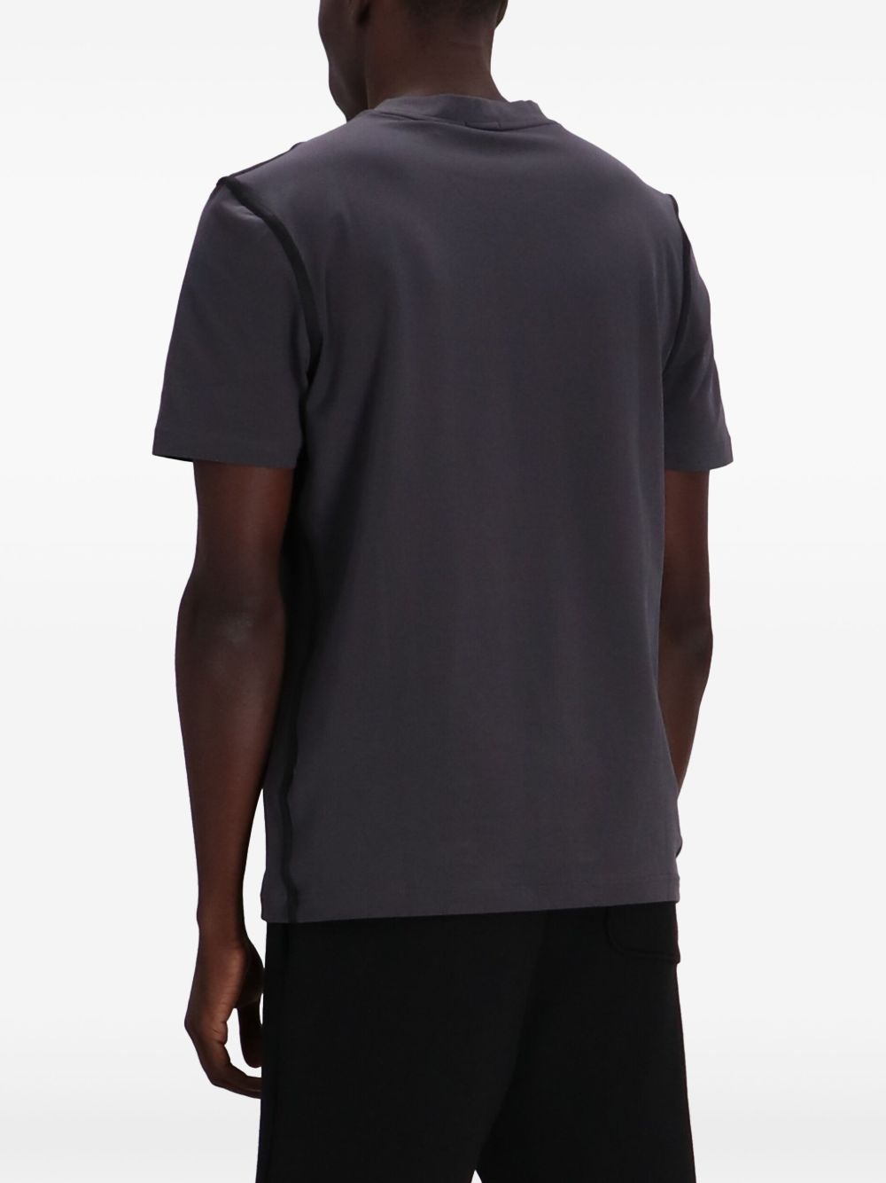 tape-detail T-shirt - 4