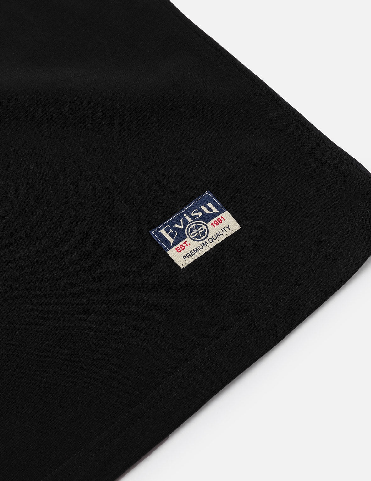Cloud Print and Logo Sashiko Embroidery Relax Fit T-shirt - 6
