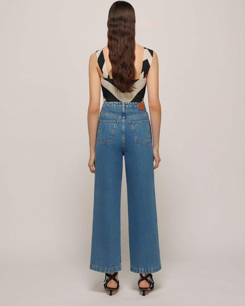 JANE - Straight leg jeans - Medium blue 5