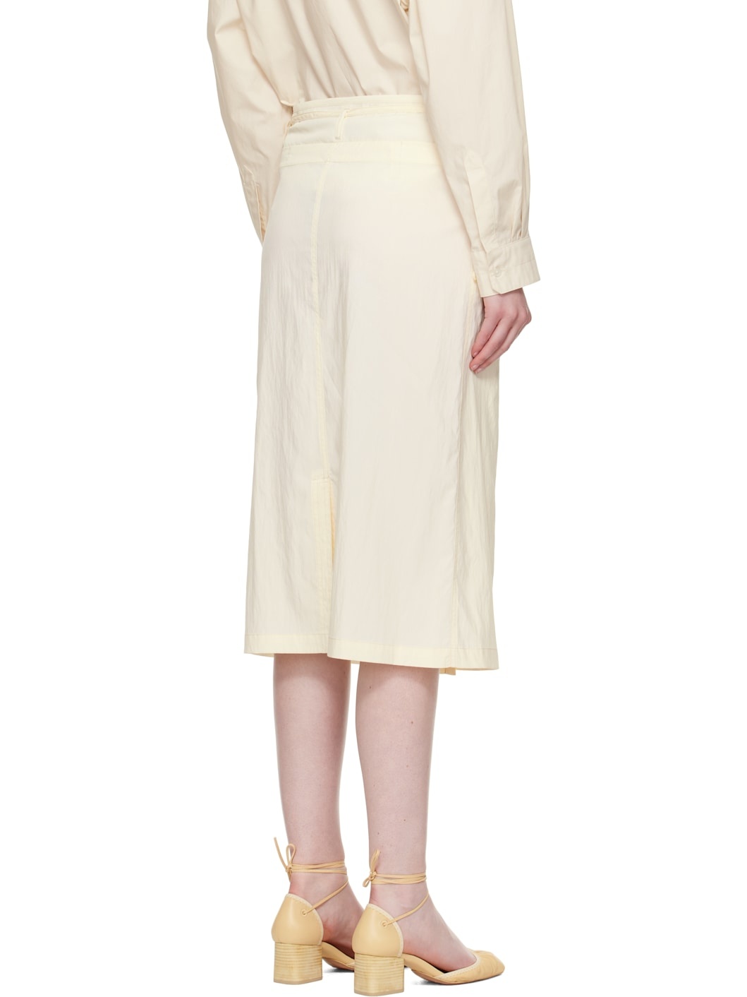 Off-White Convertible Midi Skirt - 3